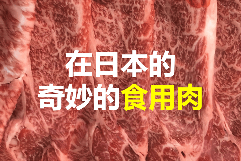 在日本的奇妙的食用肉